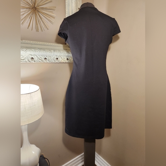 Susana Monaco Stretchy Black Dress Size Small - Picture 5 of 7